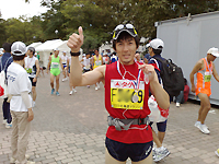 北海道マラソン2009 ゴール後の写真
