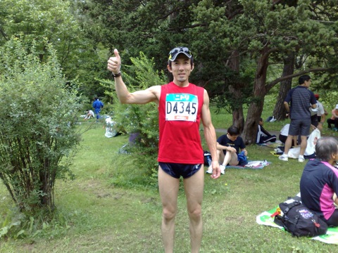 北海道マラソン2010スタート直前の写真